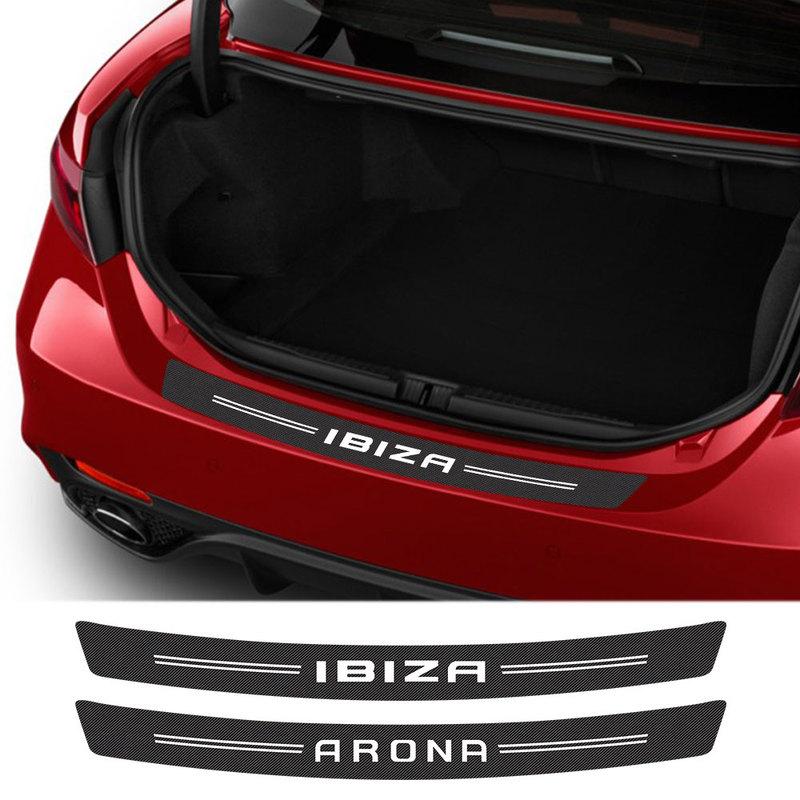 For Seat Ibiza 6j Ateca Arona Altea Leon Mk3 Tarraco Toledo Cordoba Alhambra Arosa Mii Car Rear Bumper Trunk Decorative Decals