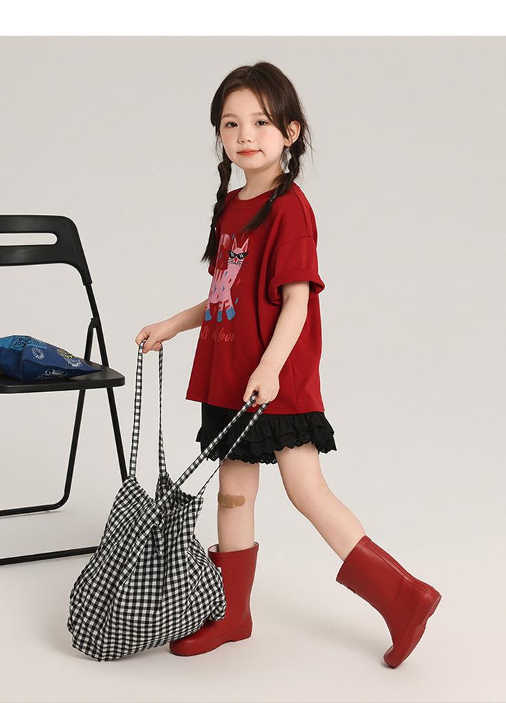 New products for boys and girls, pure cotton short sleeves