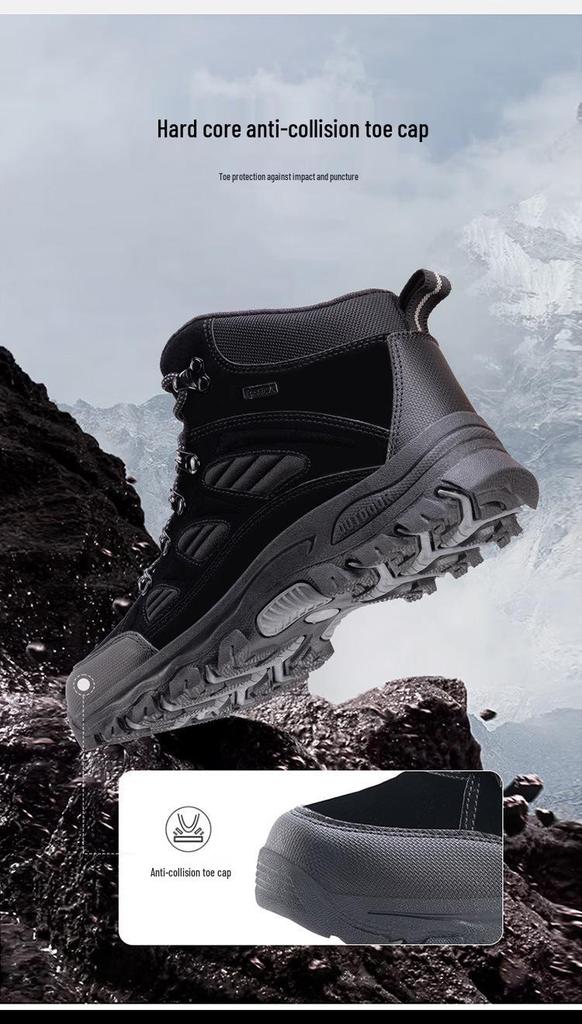 2025 Four Seasons High-Top Hiking and Climbing Shoes - Casual, Cross-Border Couple Style