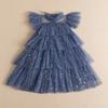 Mädchen Prinzessinnenkleid Sommer Mädchen Kinder Einfarbiger Pailletten Tüllrock Für Kleinkind Mädchen