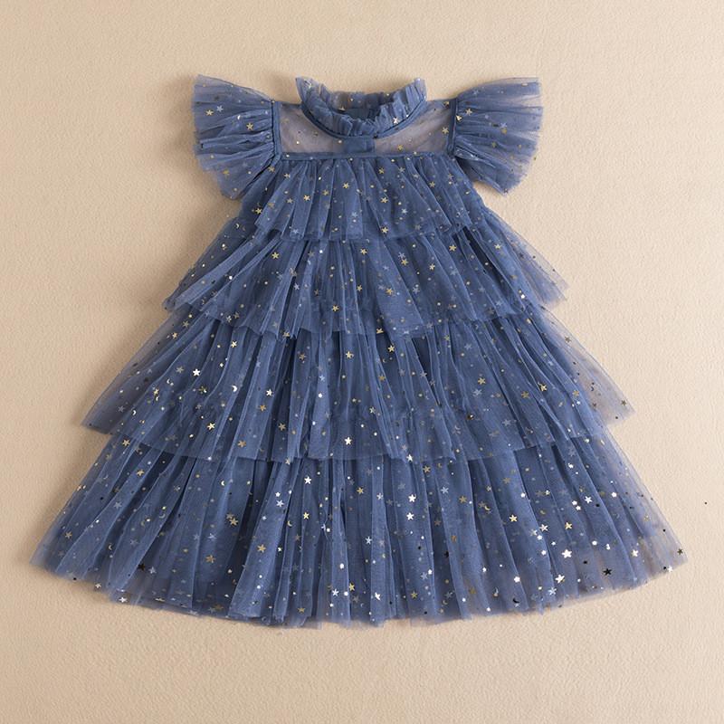 Mädchen Prinzessinnenkleid Sommer Mädchen Kinder Einfarbiger Pailletten Tüllrock Für Kleinkind Mädchen