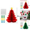 Christmas Party Decor 3d Honeycomb Hanging Decorations For Winter Holiday Celebrations