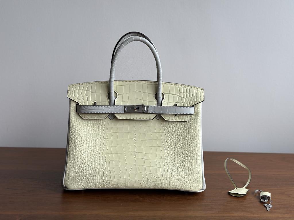 Kazilan color-blocking inseam version of crocodile pattern high-end hand-held platinum bag women's cross-border fashion versatile women's bag