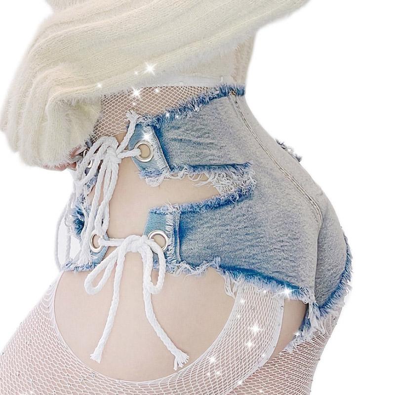 Pantaloni scurți din denim vintage, cu talie joasă pentru femei, pantaloni scurți, subțiri și scobitori, îmbrăcăminte de modă