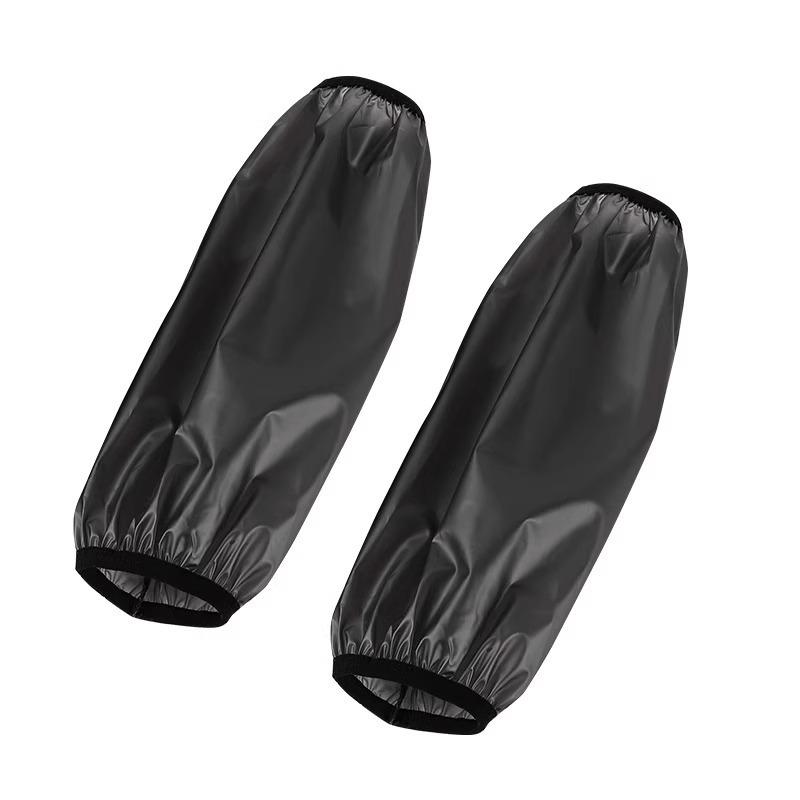 Men's and Women's Waterproof Leather Anti-Dirty Oversleeves - Durable Cuffs for Autumn/Winter Kitchen Use