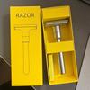 1SET Manual Razor Men's Razor Manual Adjustable Sharpness Zinc Alloy Vintage Razor