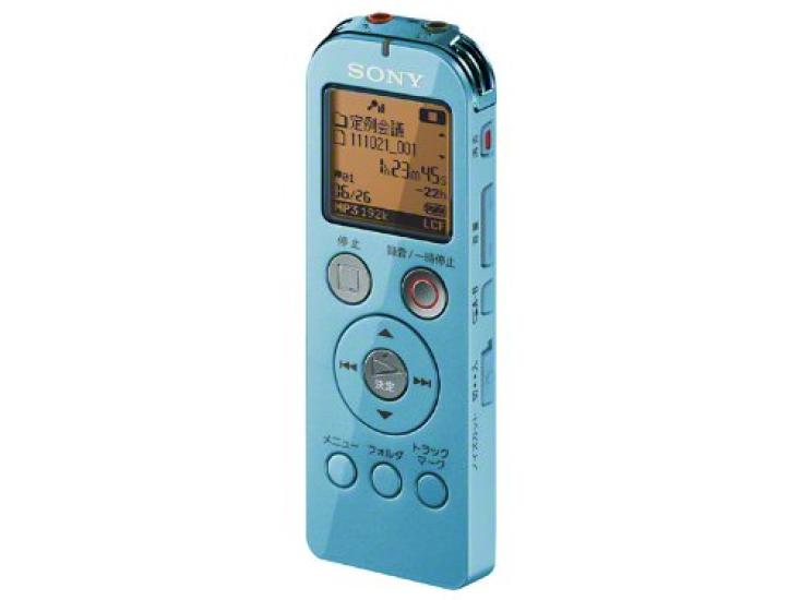

SONY стерео IC диктофон UX523 4 ГБ синий ICD-UX523L