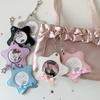 Korean Style Fashion Stars Photo Card Holder Cute Girl Idol 3-Inch Photo Storage Cartoon Backpack Decoration Keychain Gift