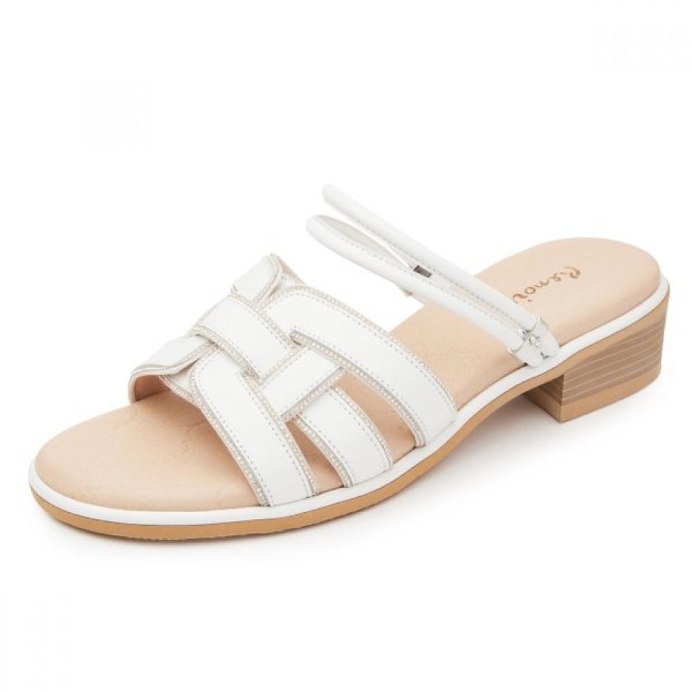 Kumkang Women Dress Jewel Two Way Sandal Rensac4418g9 225/white