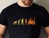 Evolution of Man T-Shirt Funny, Forklift Operator Shirt, Fork Lifter Shirt Forklifting Birthday Gift Family Presents Christmas Xmas Tee Tops