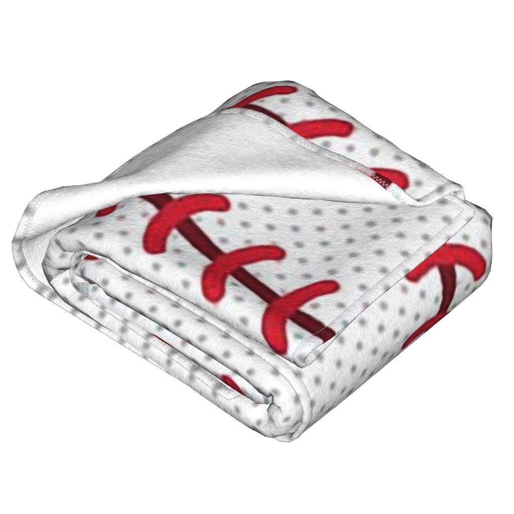 Baseball Blankets Warm Flannel Sofa Throw Blanket for Couch Bedding Office Throws Bedspread Quilt