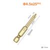 Alloy Steel Screwdriver Bit High Hardness Magnetic