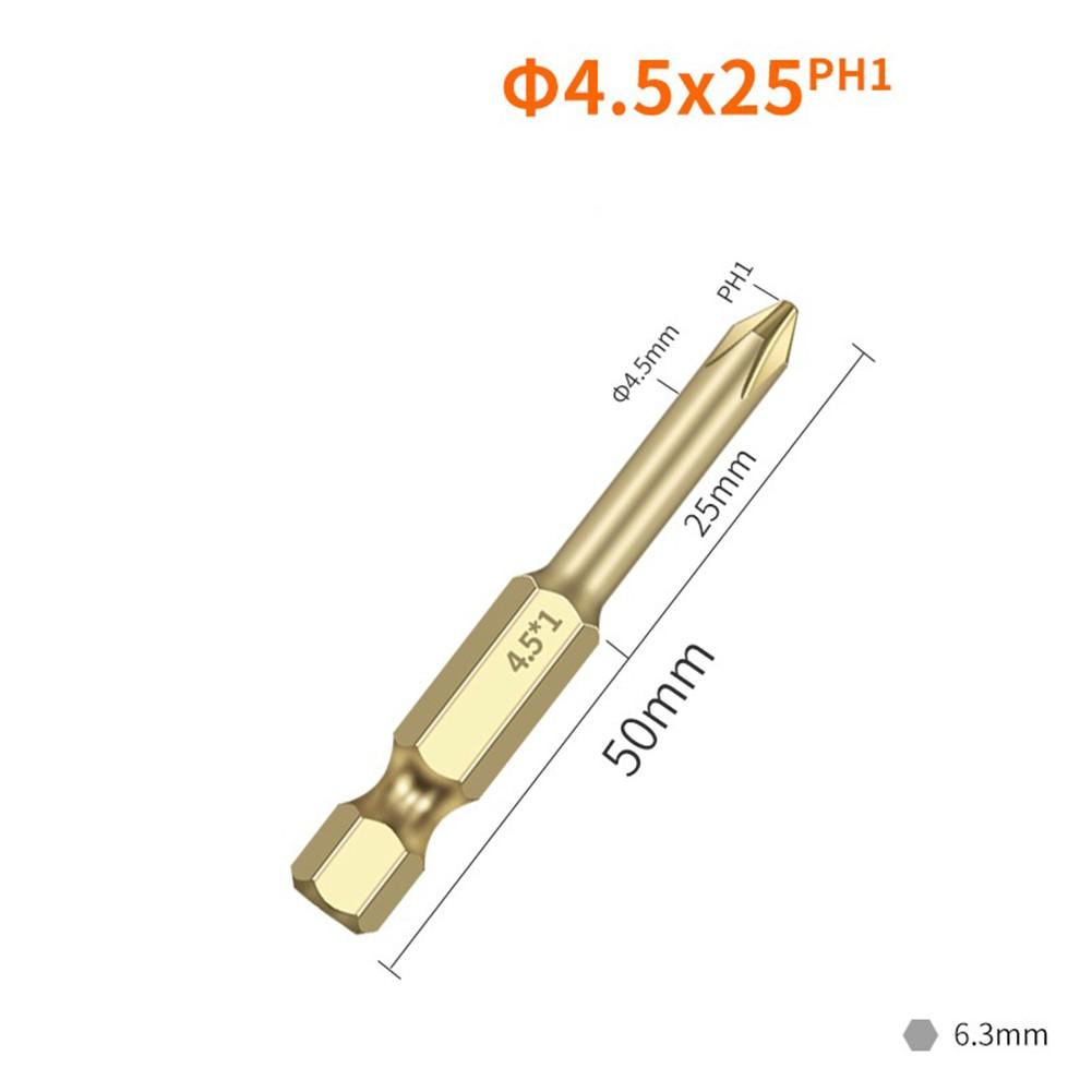 Alloy Steel Screwdriver Bit High Hardness Magnetic