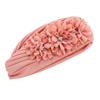 CMW Three Flower Decal Design Turban Hat Elastic Hijab Hair Loss Cover Headwear