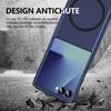 Case for Samsung Galaxy Z Flip 8, Hard Protection with Magnetic Ring - Navy Blue