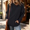 Women's Color Long Sleeve Pullover Sweatshirt for Casual Everyday Fashion