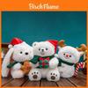Christmas Plush Snowman Toy With Soft Short Plush For Kids And Holiday Decor