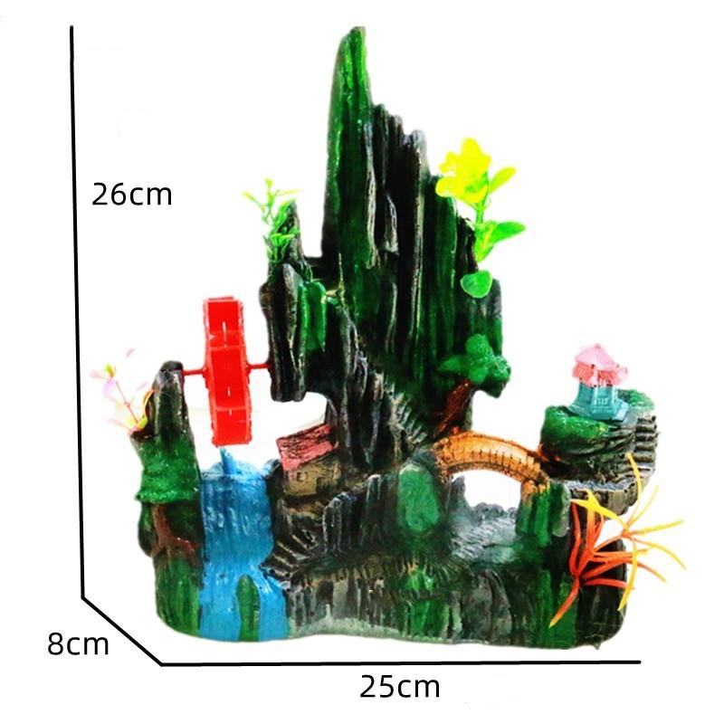 

Aquarium Ornament Resin Rockery Artificial Resin Rockery for Fish Tank Decoration Fake Stone Fish Tank Aquarium Decoration