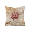 New Retro Style Polyester Pillow Cover Conch Shell Printed Cushion Pillow Cover Home Furnishings