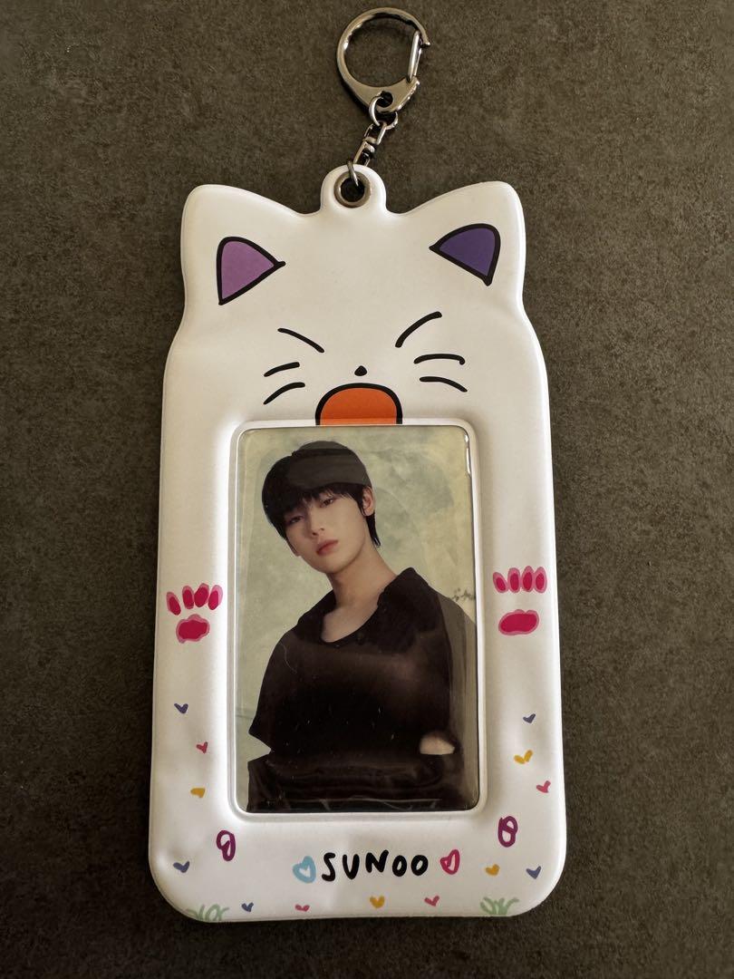 

[USED] Sunwoo Trading Card Case Photo Card Holder Walk the Line
