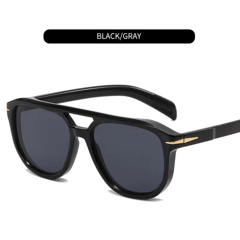 Classic Retro Vintage Aviation Pilot Sunglasses Women Men Big Large Oversized Frame Luxury Designer Shades 70s Sun Glasses