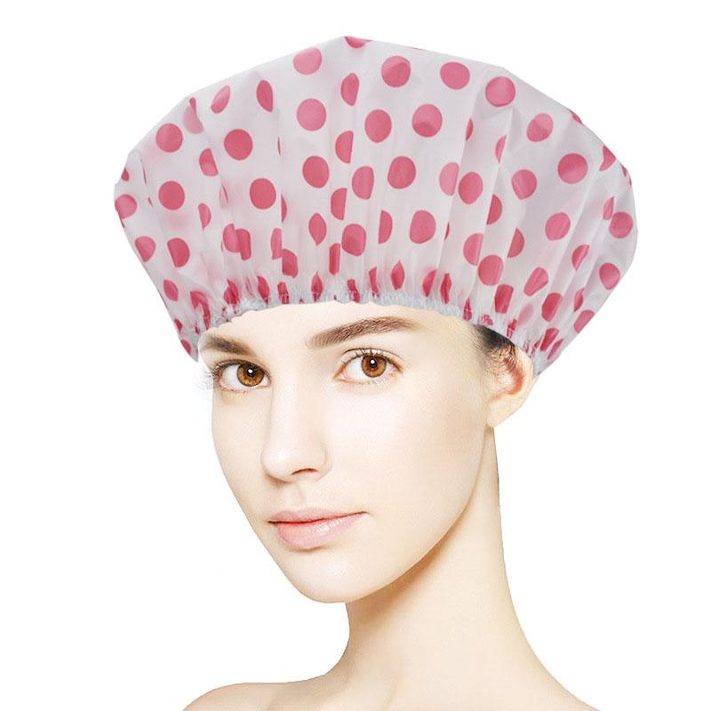 Vodotěsná koupací čepice Opakovaně použitelná koupací čepice Dámská koupací čepice na dlouhé vlasy