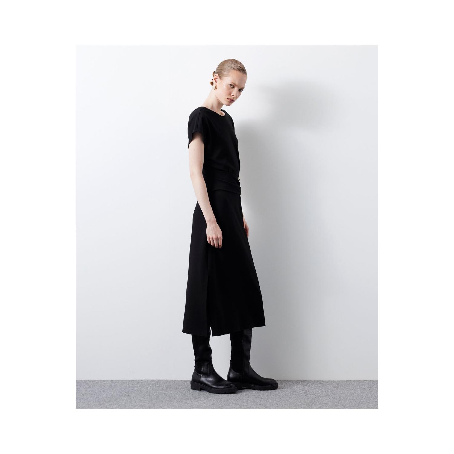 

Dress With Metal Accessories 34 чорний