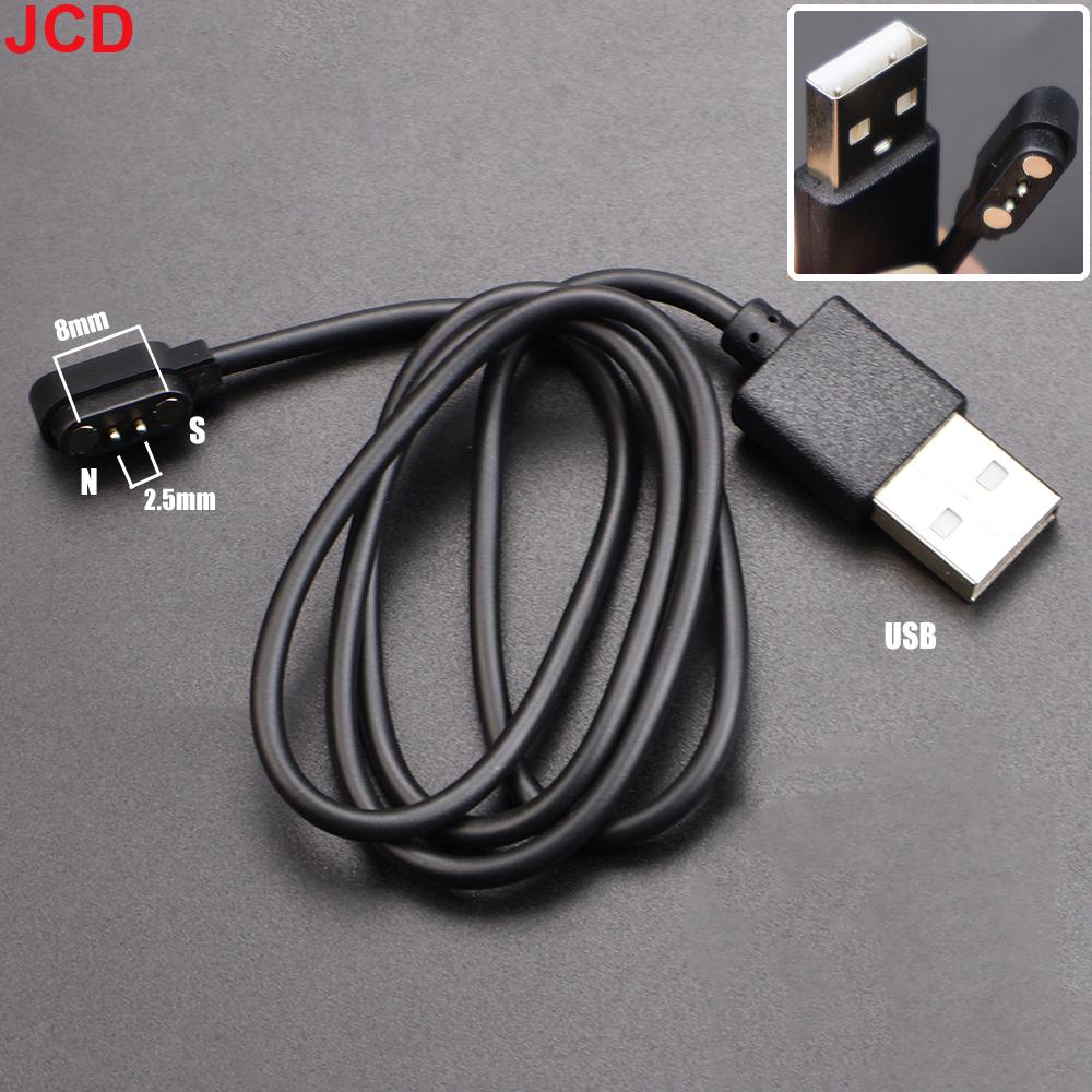 1PC Magnetic Charge Charging Cable For Smart Watch For 2/4Pin 2.5/2.8/3/4/7.62/8/9mm Distances USB Type-C Power Charger Cables