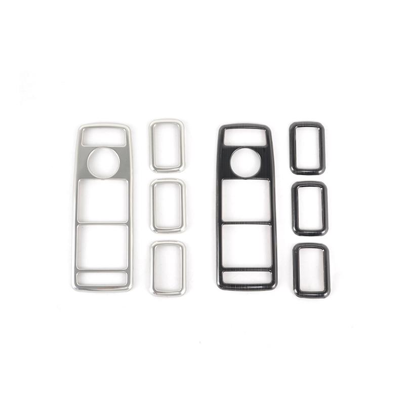 Car Window Glass Lifting Button Panel Frame Stainless Steel Sticker For Mercedes Benz A B C E G CLA CLS GLE GLA GLK ML GL Class