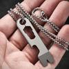 Multifunction Metal Alloy Crowbars Tool Pry Bar And Bottle Opener Wrench Survival Tool For Everyday Carry