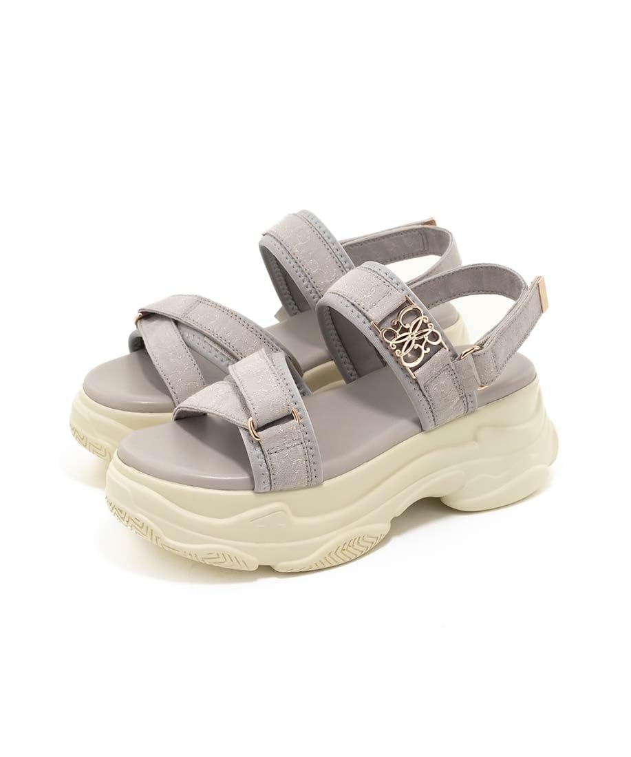 

Sandals Monogram Sports Sandals PR35001 Gray cm [Randa] Women s 23.5 серый