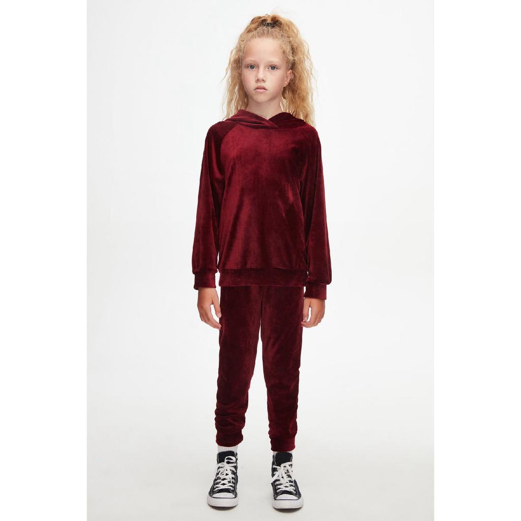 Bordeaux Girl Girl Velvet Upper Team