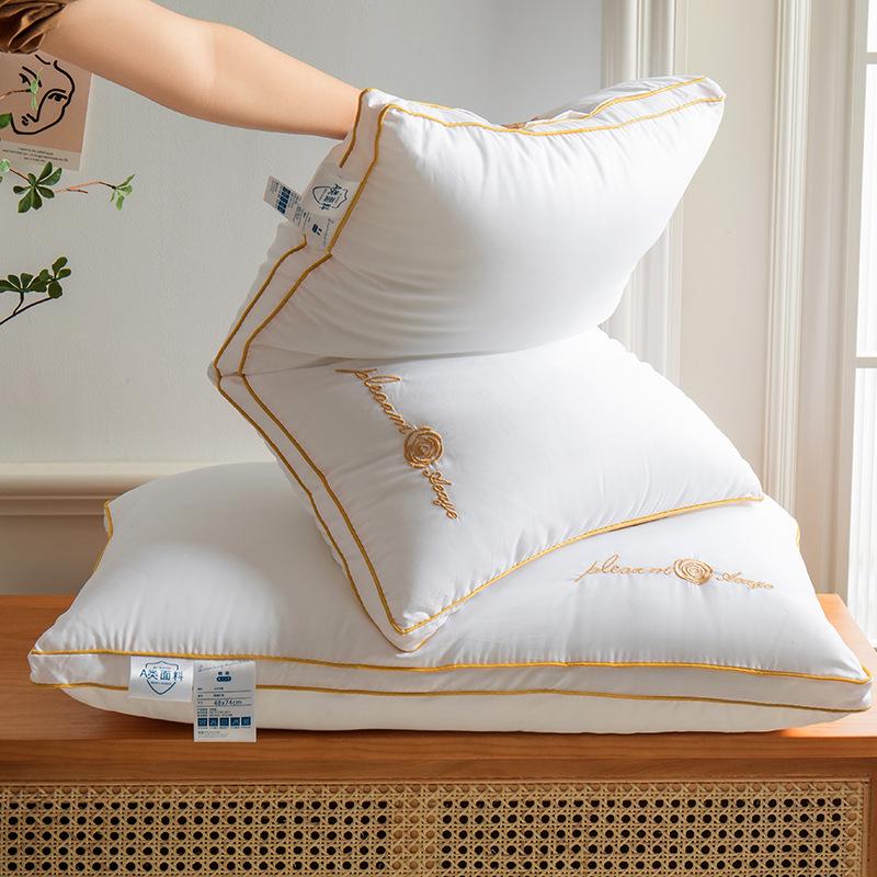 

Подушки для защиты шеи класса А, подушки для гостиниц, сердцевины для домашнего использования, пара подушек из текстиля для дома Nantong 48*74cm