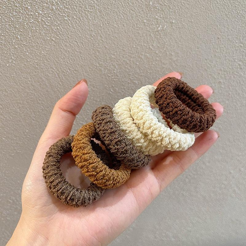 2025 Dopamine Striped Hair Ties: High Elasticity for Firm Ponytails, Trendy & Cute Hair Accessories for Women,  Daily Styling