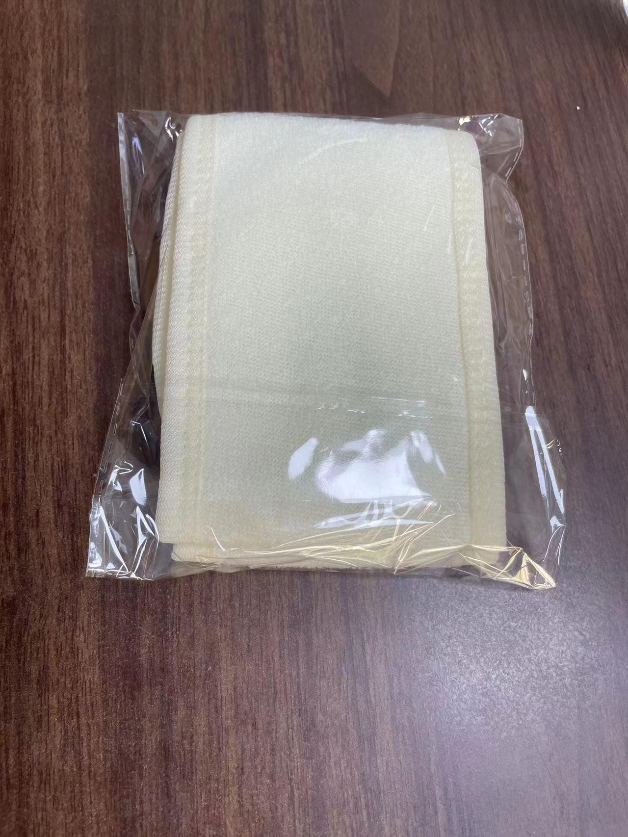 Послеродовая повязка на голову для йоги и спорта с липучкой - Двухслойная для умывания и макияжа