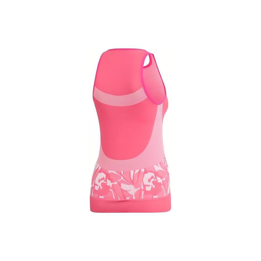 Adidas Color Block Printed Breathable Sports Tank Top Women Tops Pink DP0257