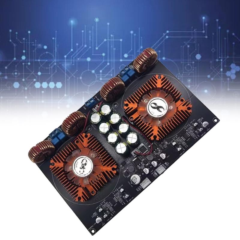 TPA3255 2.0CH Power Amplifier Board 2.0Channel Class-D Digital Amplifier Board 600W+600W (Fan Cooled)