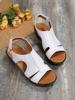 Women Slippers Highend Slides Fashion Outdoor Quality Solid Color Open-toe Square Toe Sandals with Flat Bottom