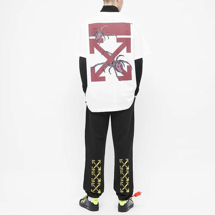 OFF-WHITE Oversized Fit Arachno Arrows T-Shirt White Men Streetwear OMAA038S201850010124