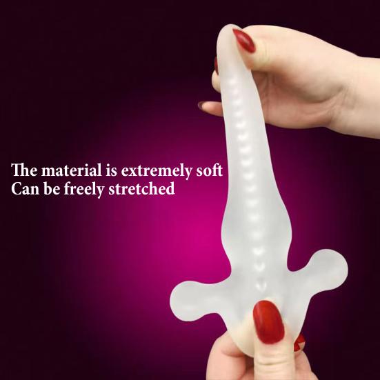 Clear Thickened Dick Sleeve, Reusable Butt Plugs for Men & Women, Waterproof Body Safe Masturbation Dildo Adult Sex Toy