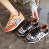 Fashion Fashion Retro Woman Shoes 2025 Spring New Round Toe Women's Flat Sneaker Simple Versatile Women Casual Shoe Zapatillas De Mujer