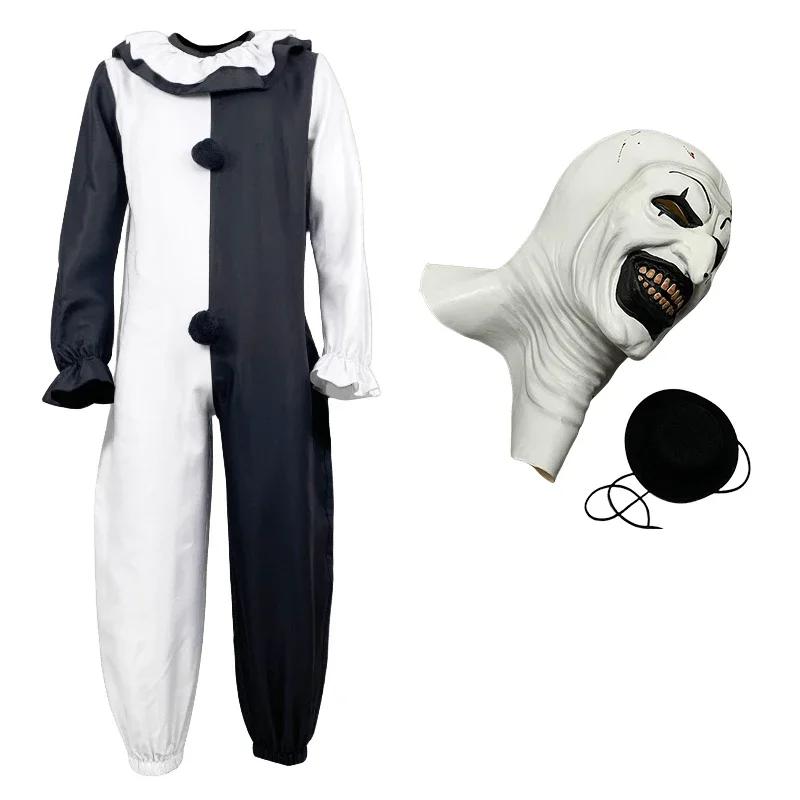 Art Klauns Cosplay Terrifier Cosplay Tērps