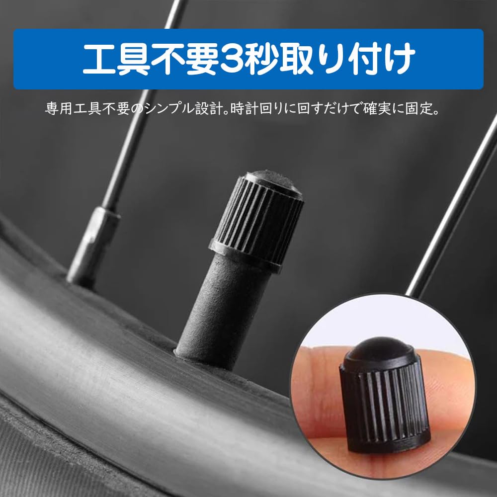 Samcos Luftventilkork, Pakke med 12, Dekk, Luft, Bil Dekkventilkork, Støv