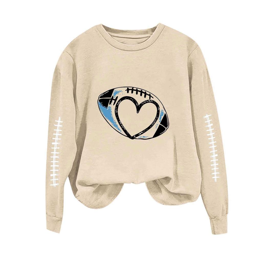 Unisex Fashion Print Long Sleeve Crewneck Sweatshirt
