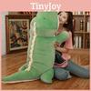 Adorable Dinosaur Stuffed Toy Plush Doll For Girls Comforting Home Decor Pillow