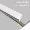 1 Piece Soft Recessed Silicone Diffuser Channel For 5050 Cob Flexible Ribbon Strip Light 1/3/5M Embedded Led Neon Rope Tube