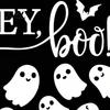 Outdoor Halloween Decoration Hanging Door Sign, Wooden Front Hanger Wreath, Cute Seasonal Sign Ghost Welcome for Porch Wall Indoor Home Durable