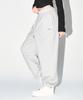 BORN TO WIN W Semi Wide Sweat Jogger Pants [Melange Grey]