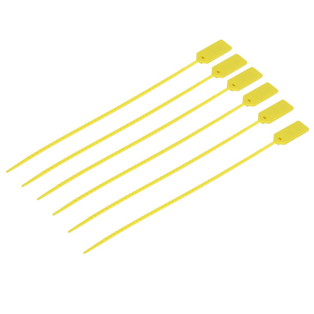 50pcs Zip Tie Tag Readable Writable 40KG Tensile Strength Self Locking Marking Label for Luggage