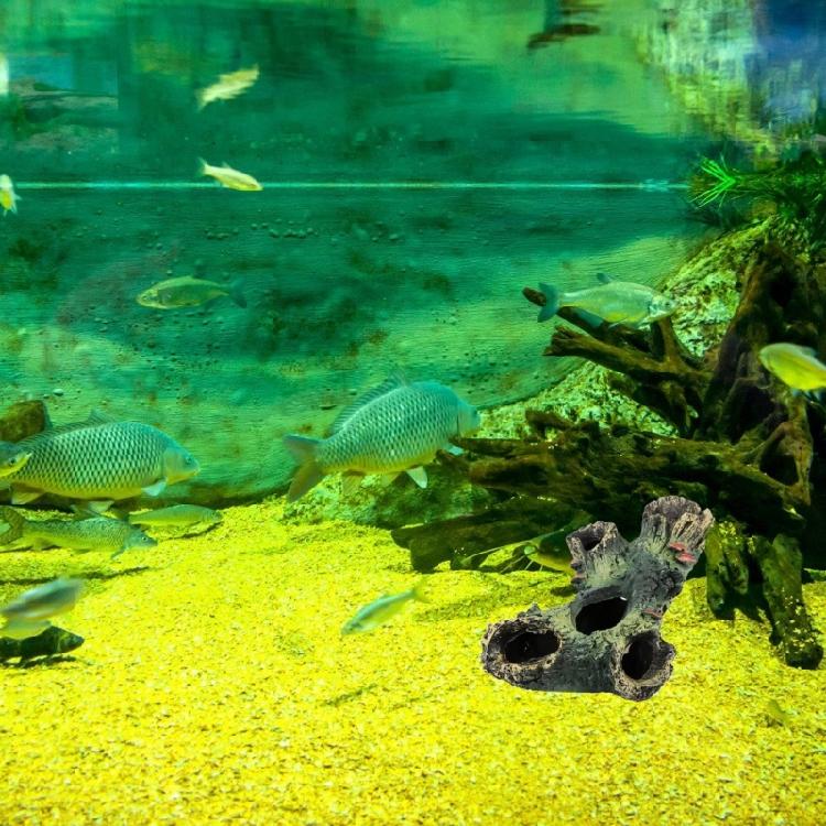 Aquariums Landscape Moss Tree Hole Model Statue Fishtanks Landscaping Ornaments Tree Stump Fishtanks Accessories